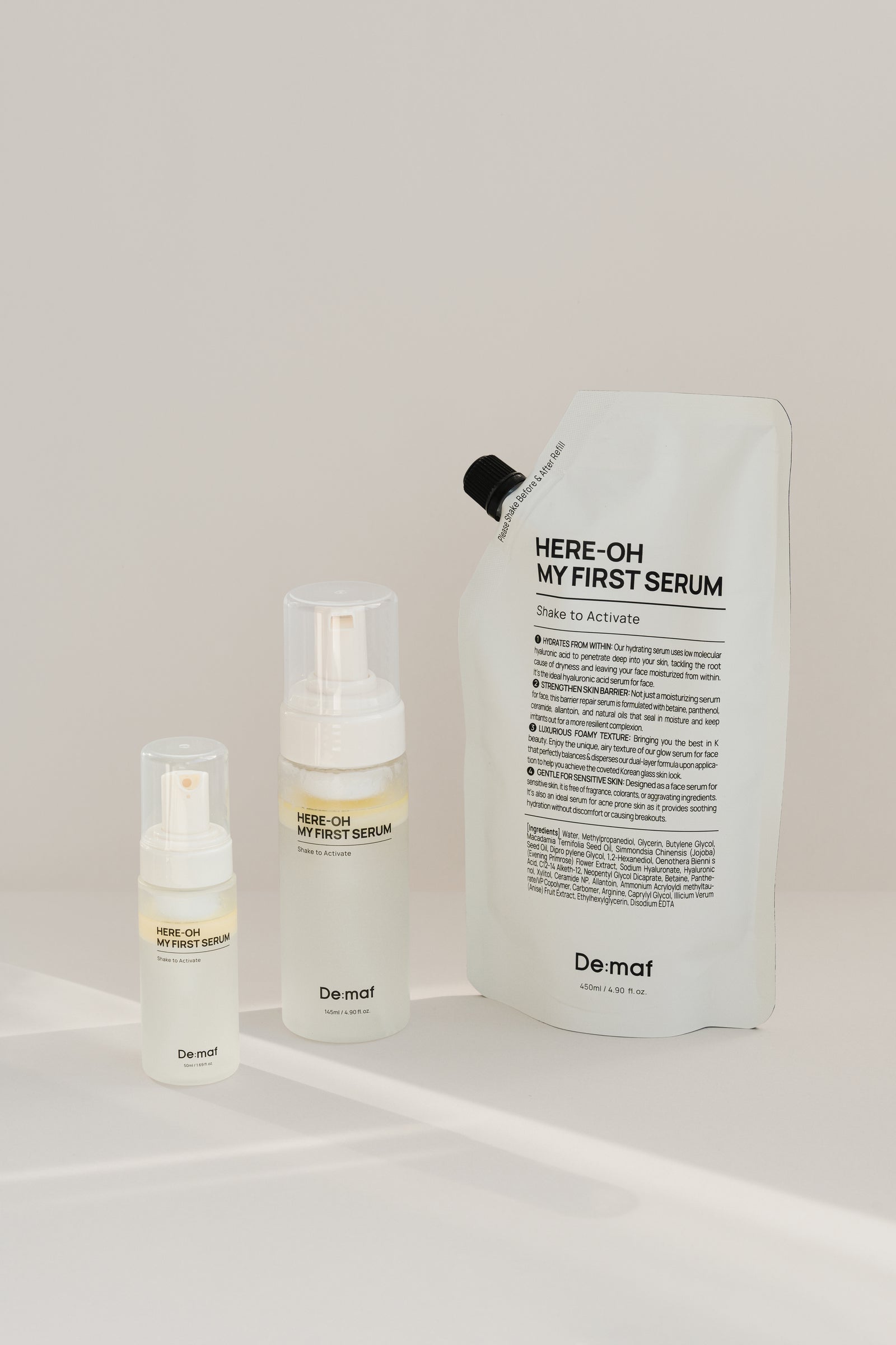 化粧水・ローション・トナー HERE-OH MY FIRST SERUM 460ml De:mat De:maf Here-Oh My First Serum | Eunogo Shop The Best of K-Beauty